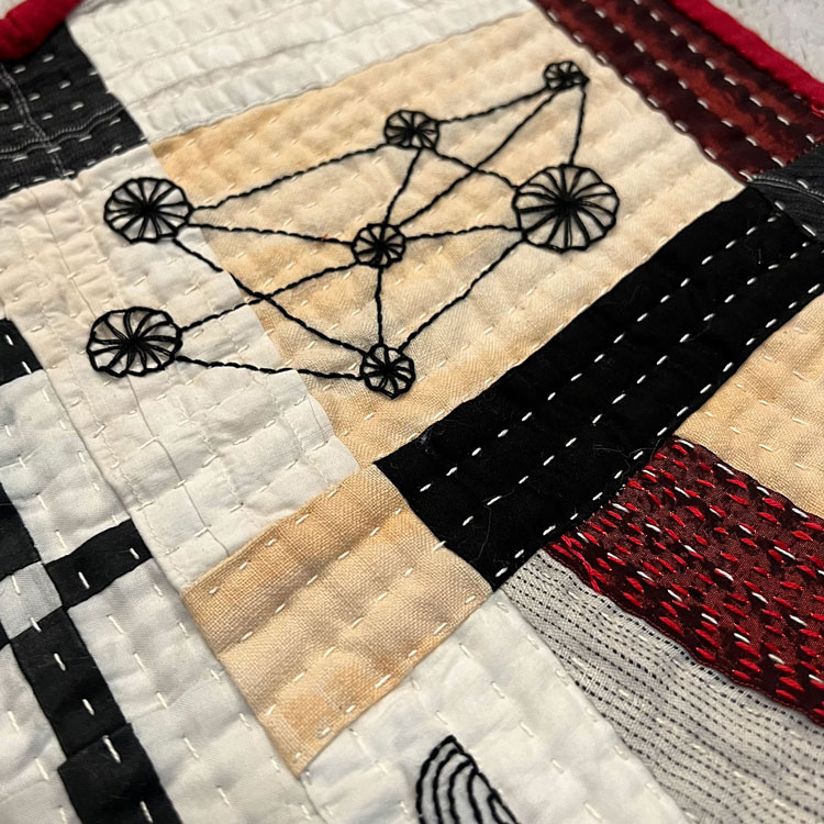 Detail of Choosing Wisely Quilt