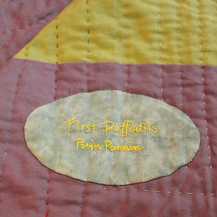 Detail of Choosing Wisely Quilt