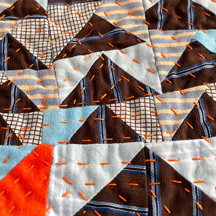 Detail Geeses Pieces Quilt