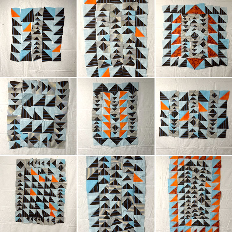 Detail of Geeses Pieces Quilt