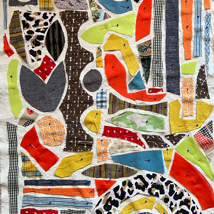 Detail of Puzzled Quilt