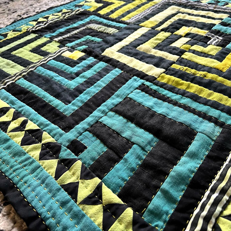 Detail of Shape Shifting Quilt