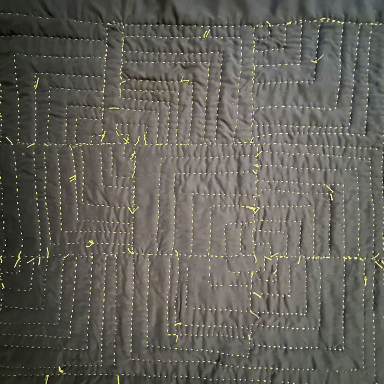 Detail of Shape Shifting Quilt