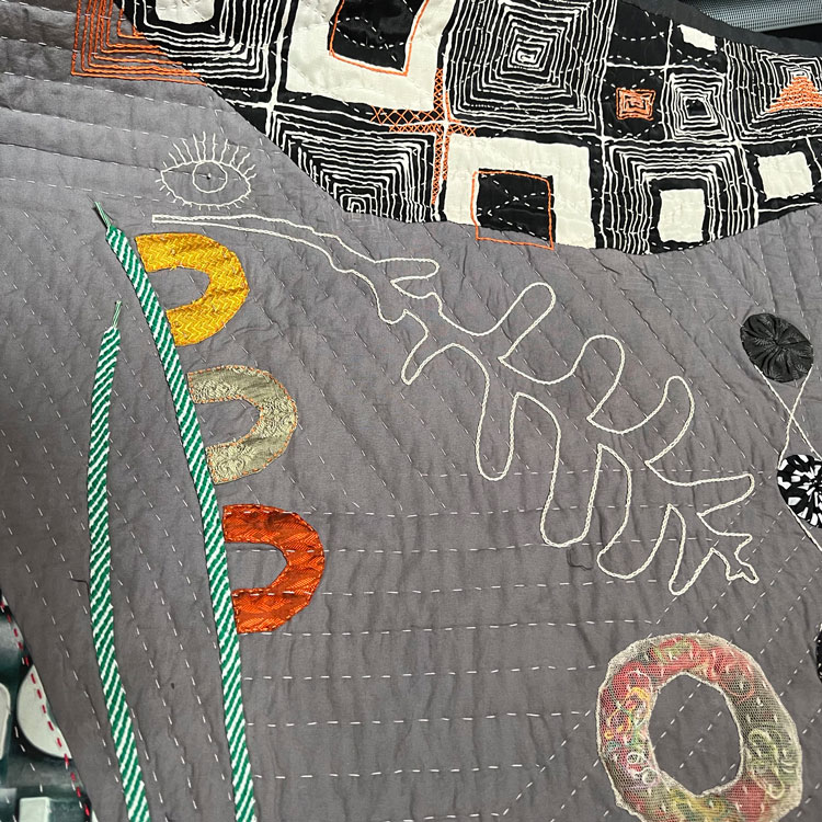 Detail of Story Quilt