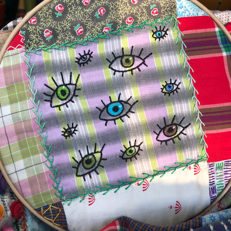 Detail of It's Too Hot to Go Outside